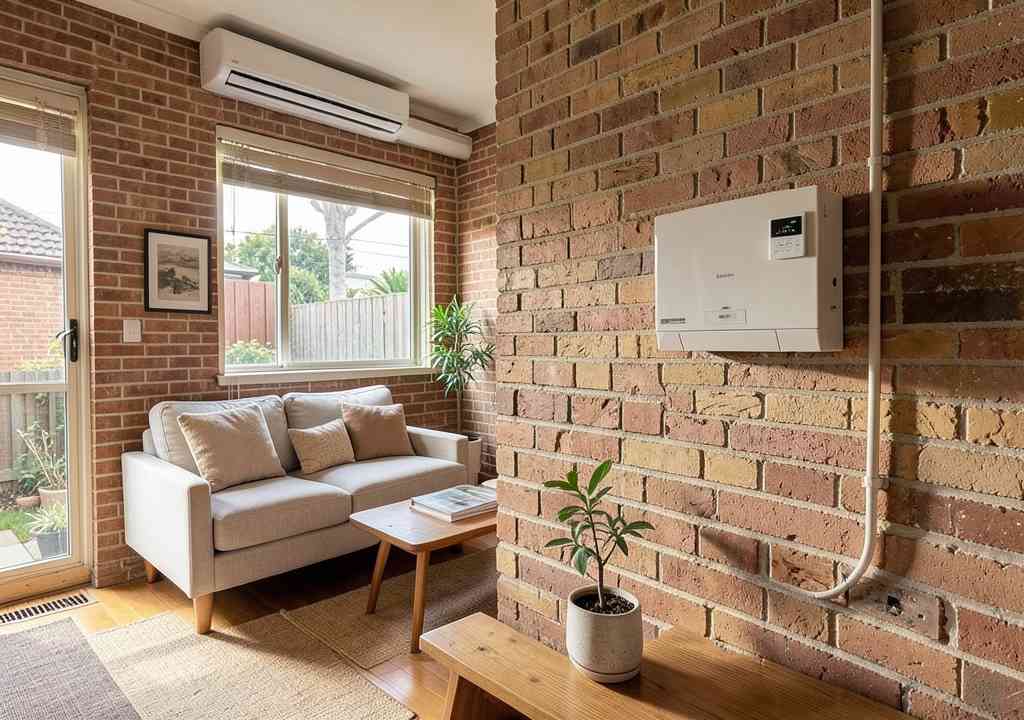 Reverse cycle heating and cooling in Coolaroo