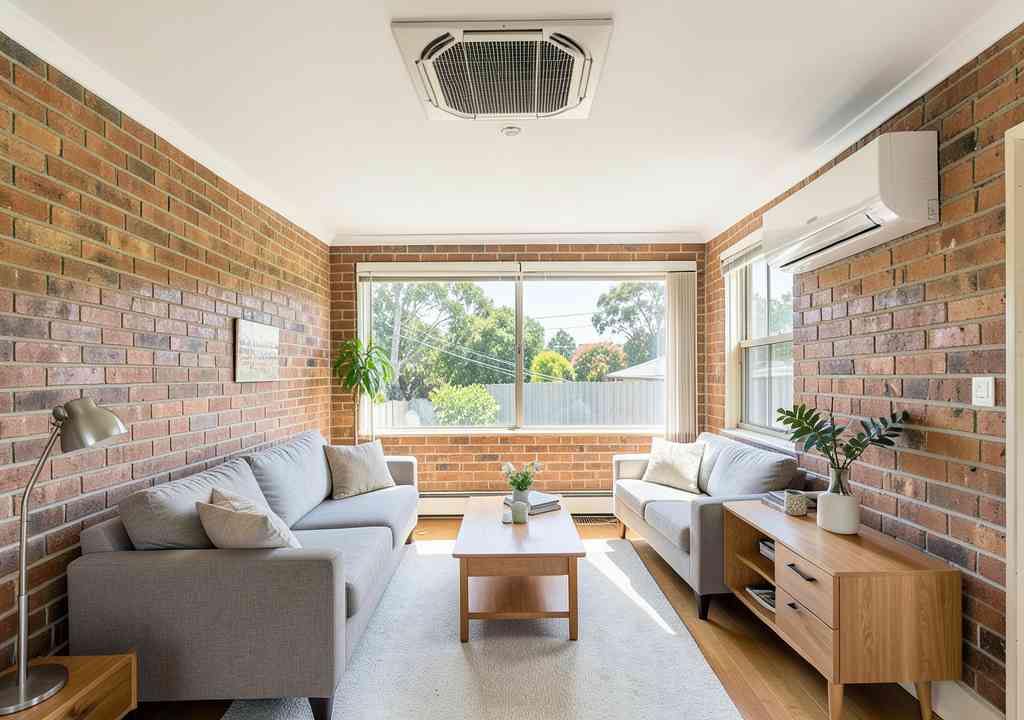 Evaporative cooling and air conditioning in Coolaroo
