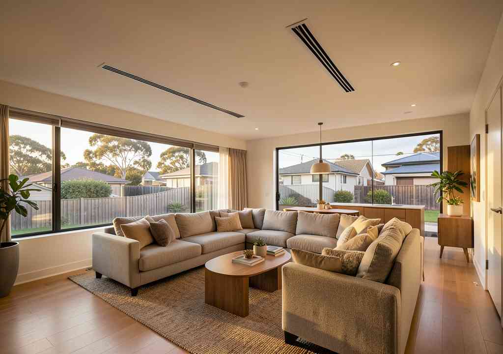Ducted heating installation in Donnybrook
