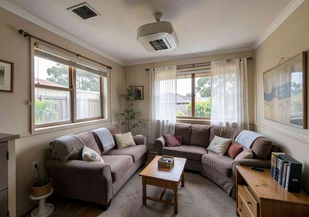 Ducted heating installation in Jacana