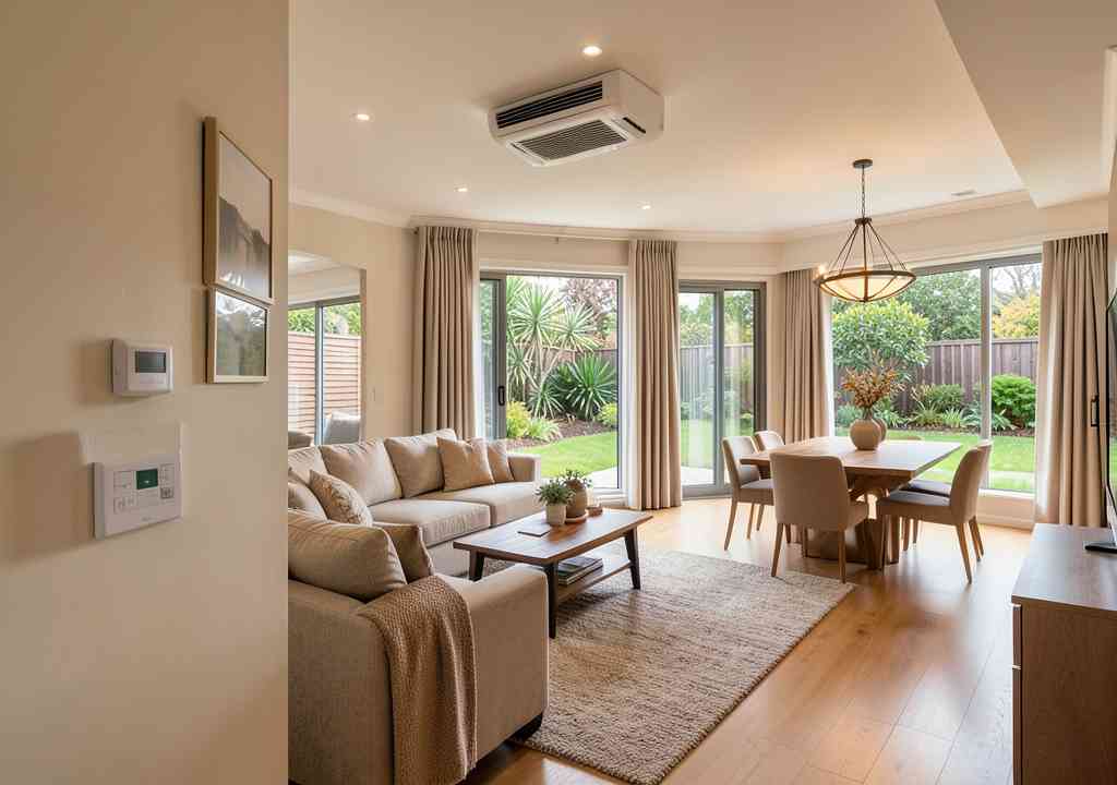 Reverse cycle heating and cooling in Keilor