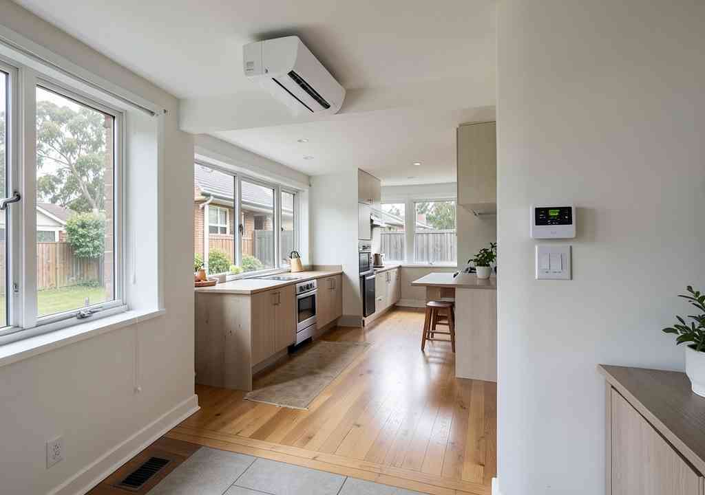 Reverse cycle heating and cooling in Oak Park