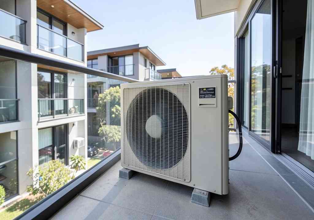 Reverse cycle heating and cooling in Upfield