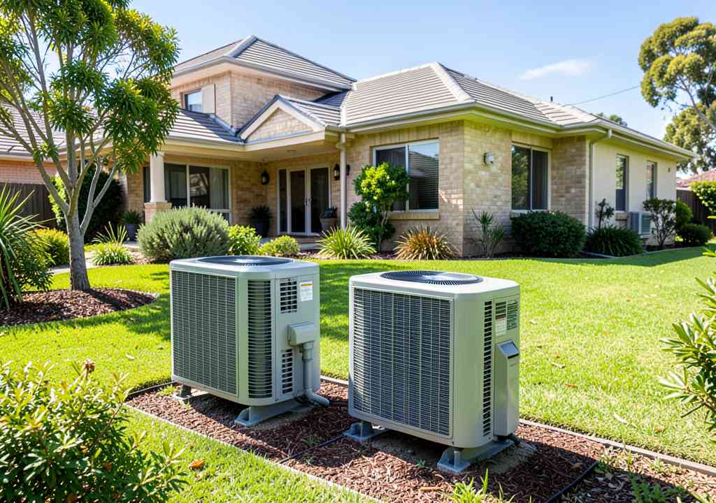Reverse cycle heating and cooling in Watsonia