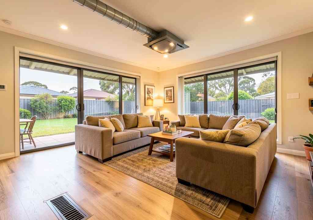 Ducted heating installation in Watsonia